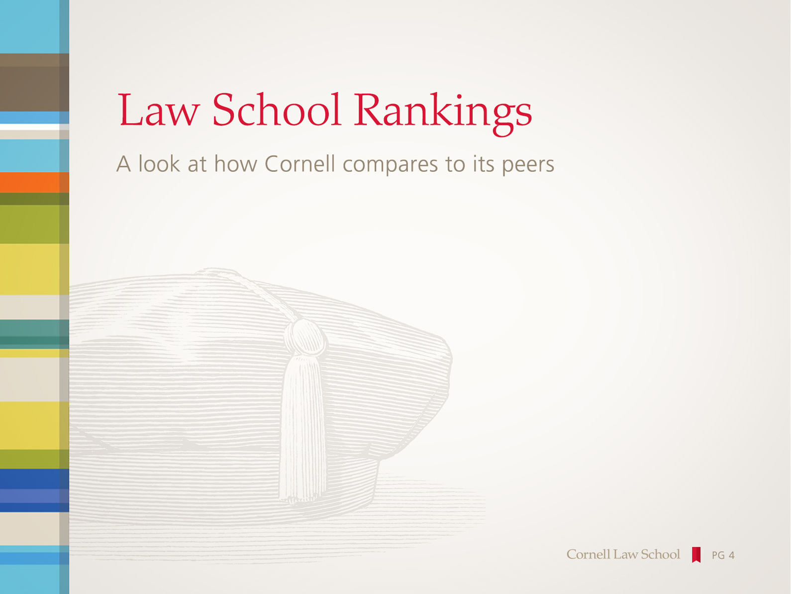 Cornell Law School PowerPoint Template Main Slide